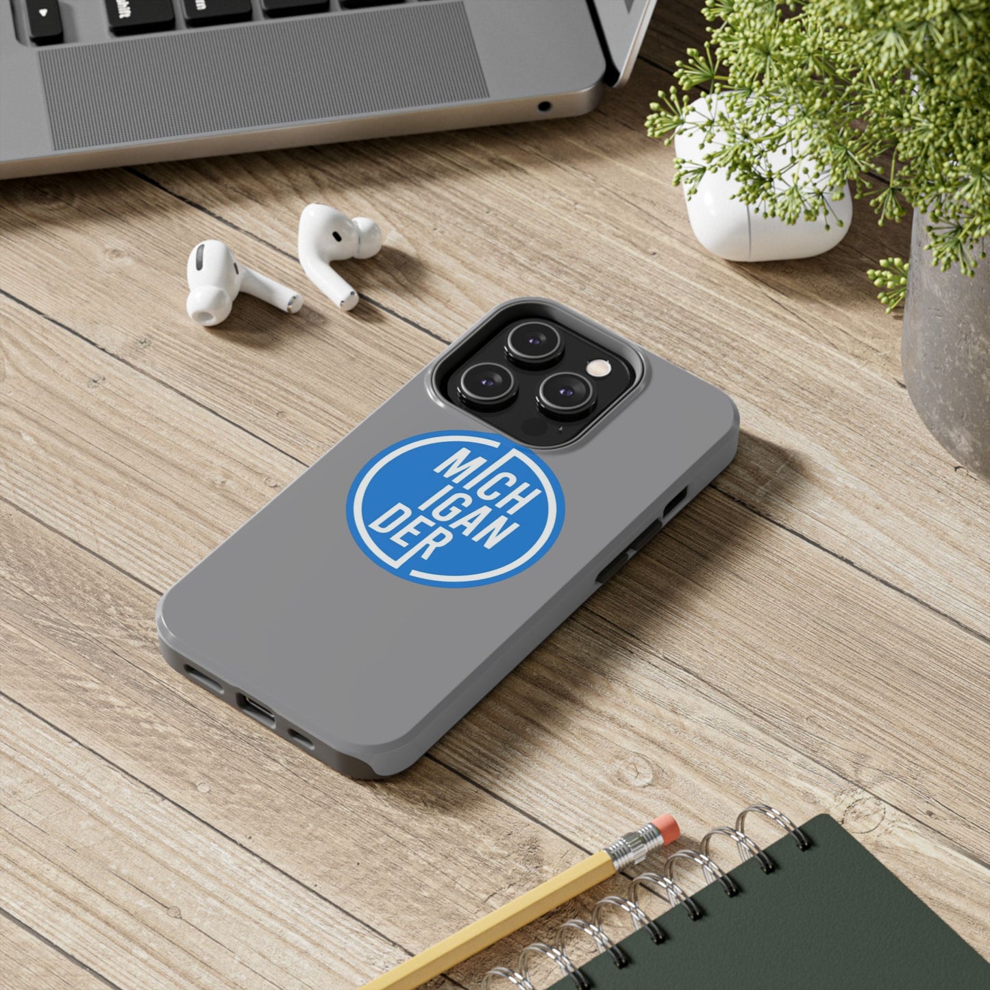 Michigander Tough Phone Cases, Durable Mobile Covers, Perfect for Gift or Personal Use, Michigander Pride, Everyday Protection