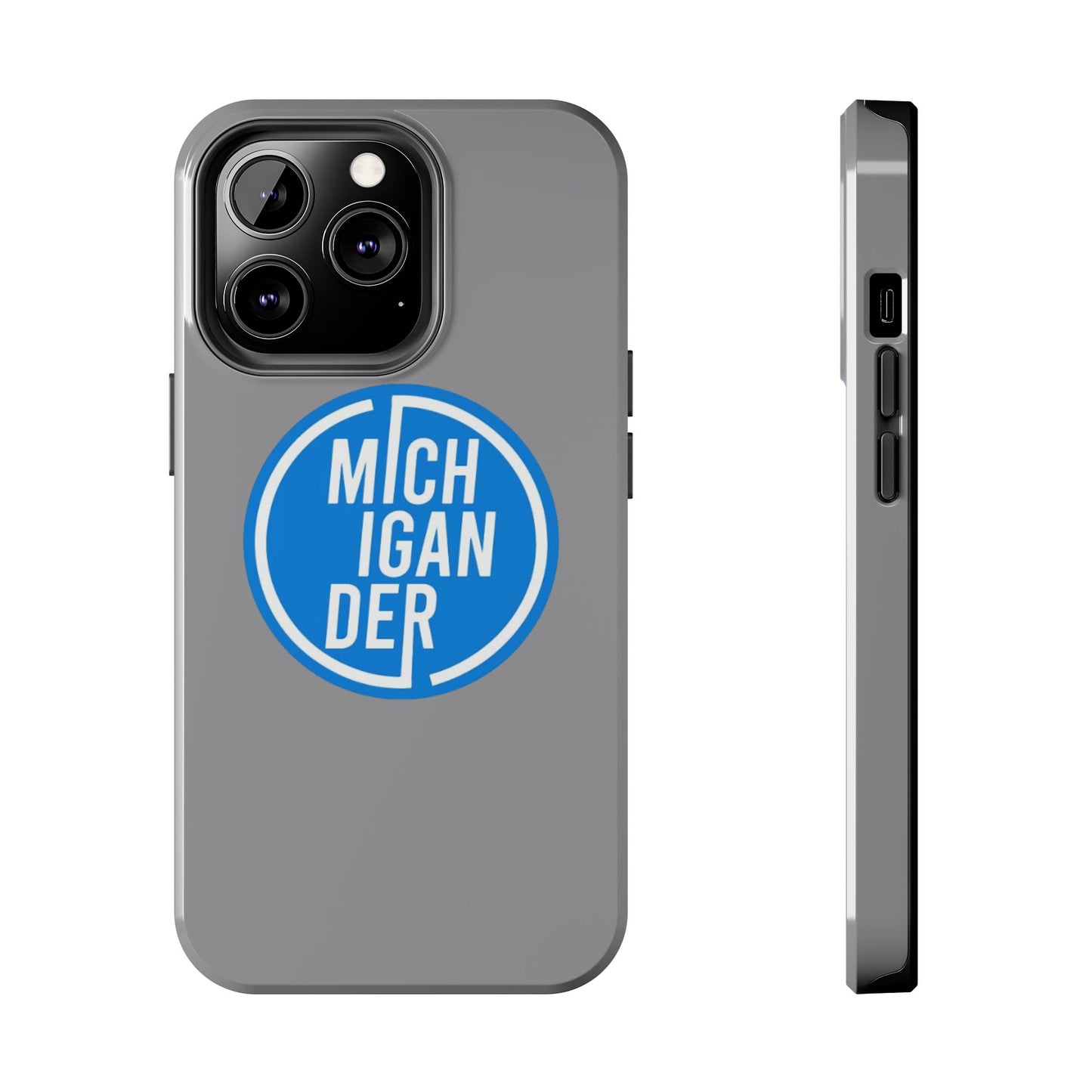 Michigander Tough Phone Cases, Durable Mobile Covers, Perfect for Gift or Personal Use, Michigander Pride, Everyday Protection