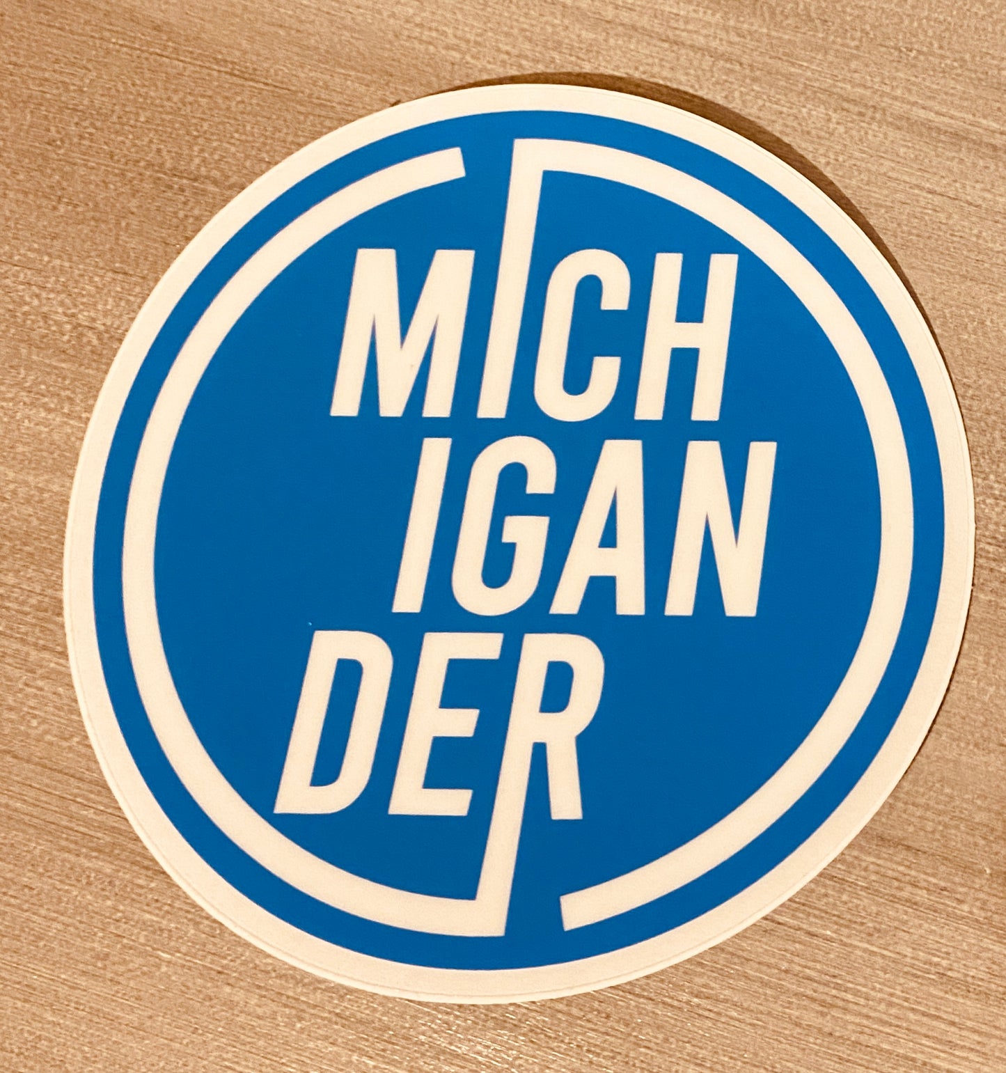 Michigander Translucent 4x4 Sticker